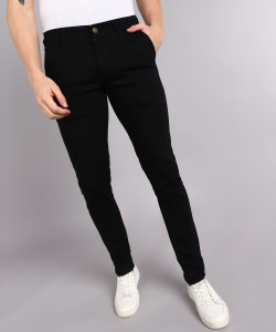 Urbano Fashion Slim Men Black Jeans