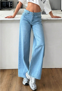 FMW Boot-Leg Women Blue Jeans