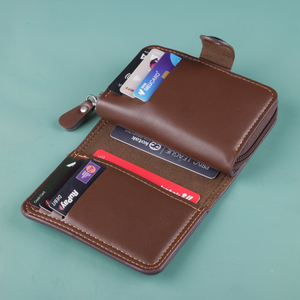 Watch Star Men & Women Casual, Formal, Trendy Brown Genuine Leather Card Holder - Image 2