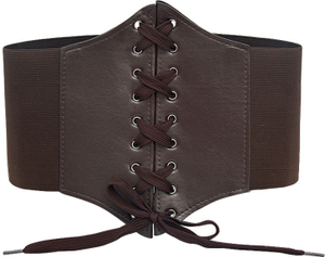 Fabme Women Brown Artificial Leather Belt