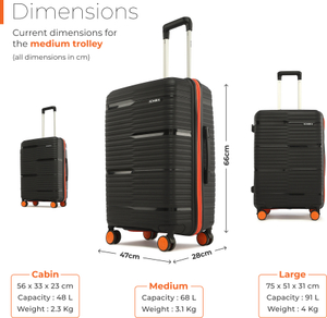 HRX by Hrithik Roshan Zanzibar Cabin Suitcase 8 Wheels - 22 inch - Image 4