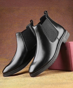 Layasa Men Casual Comfortable Leather Boots For Men