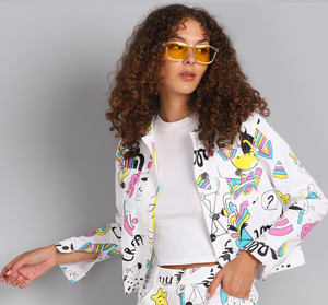 MONTREZ Full Sleeve Printed Women Jacket