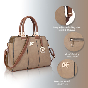 SXF SPEED X FASHION Women Khaki Sling Bag - Image 5