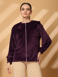 PLUSS Full Sleeve Solid Women Jacket