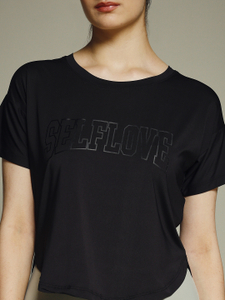 MKH Graphic Print Women Crew Neck Black T-Shirt - Image 4